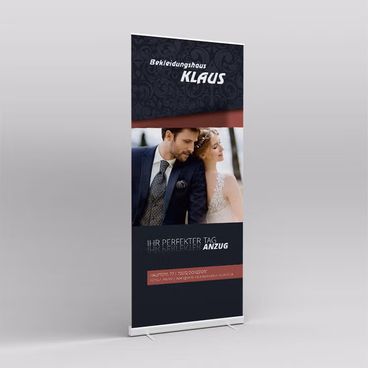 Bekleidungshaus Klaus Roll-Up