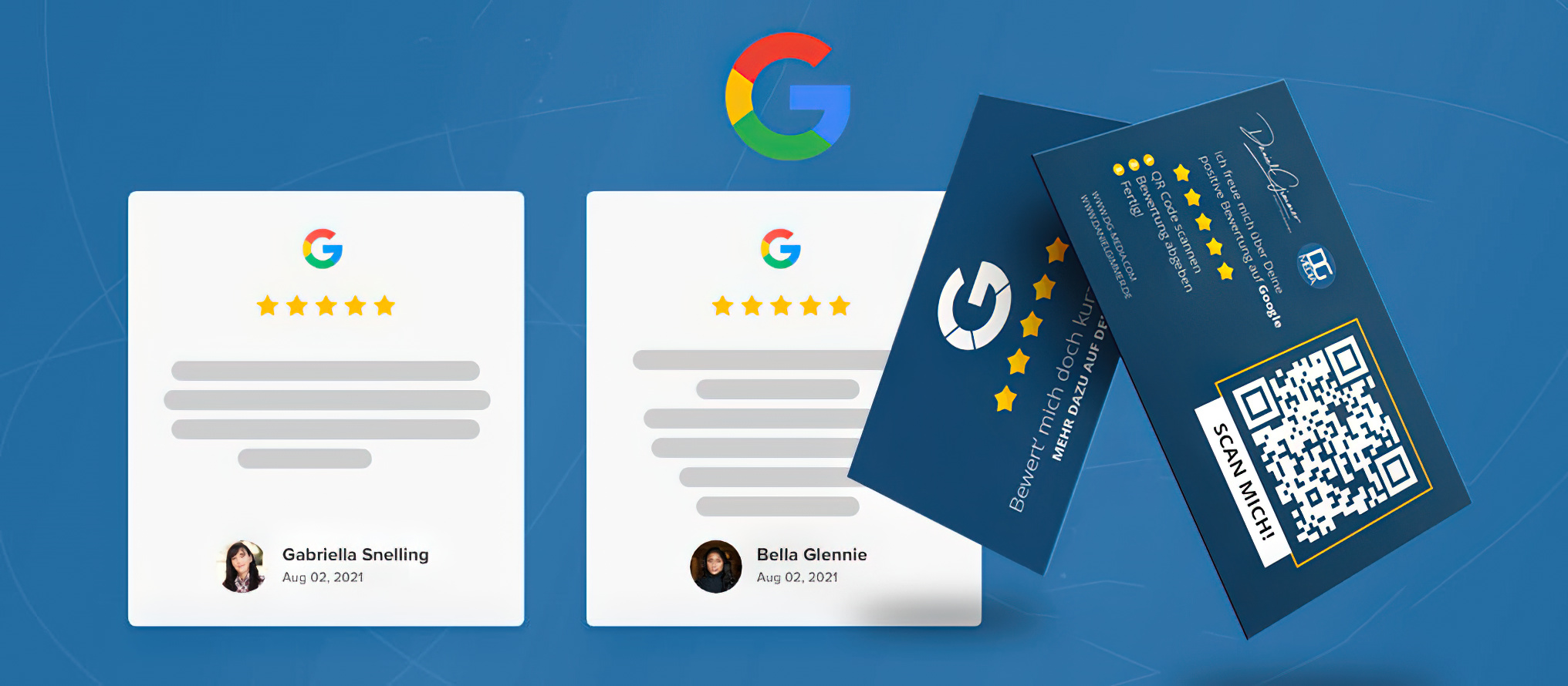 Bewertungskarten für Google My Business
