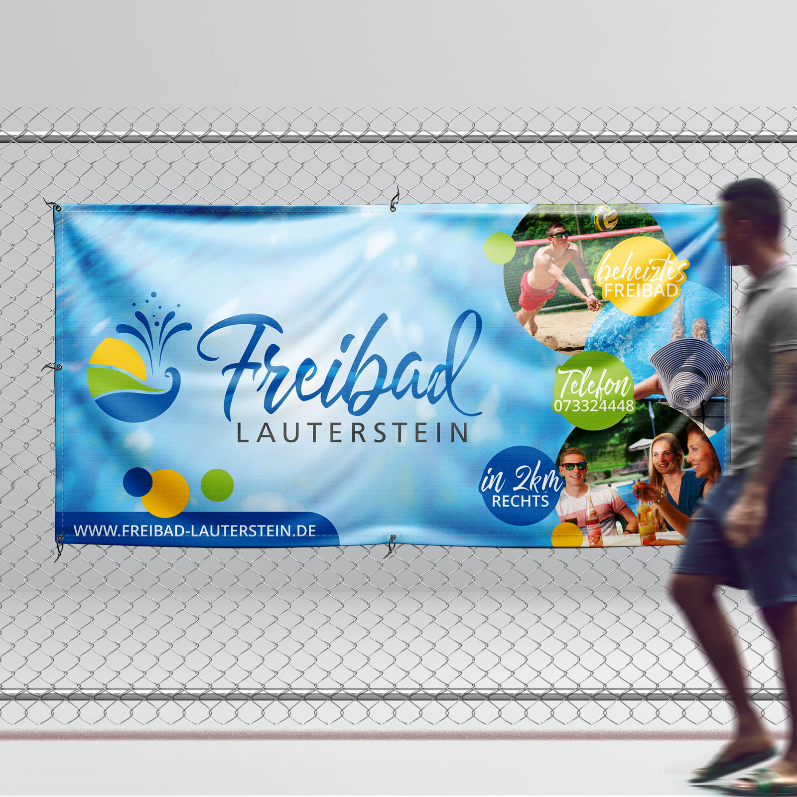 Freibad Lauterstein Banner