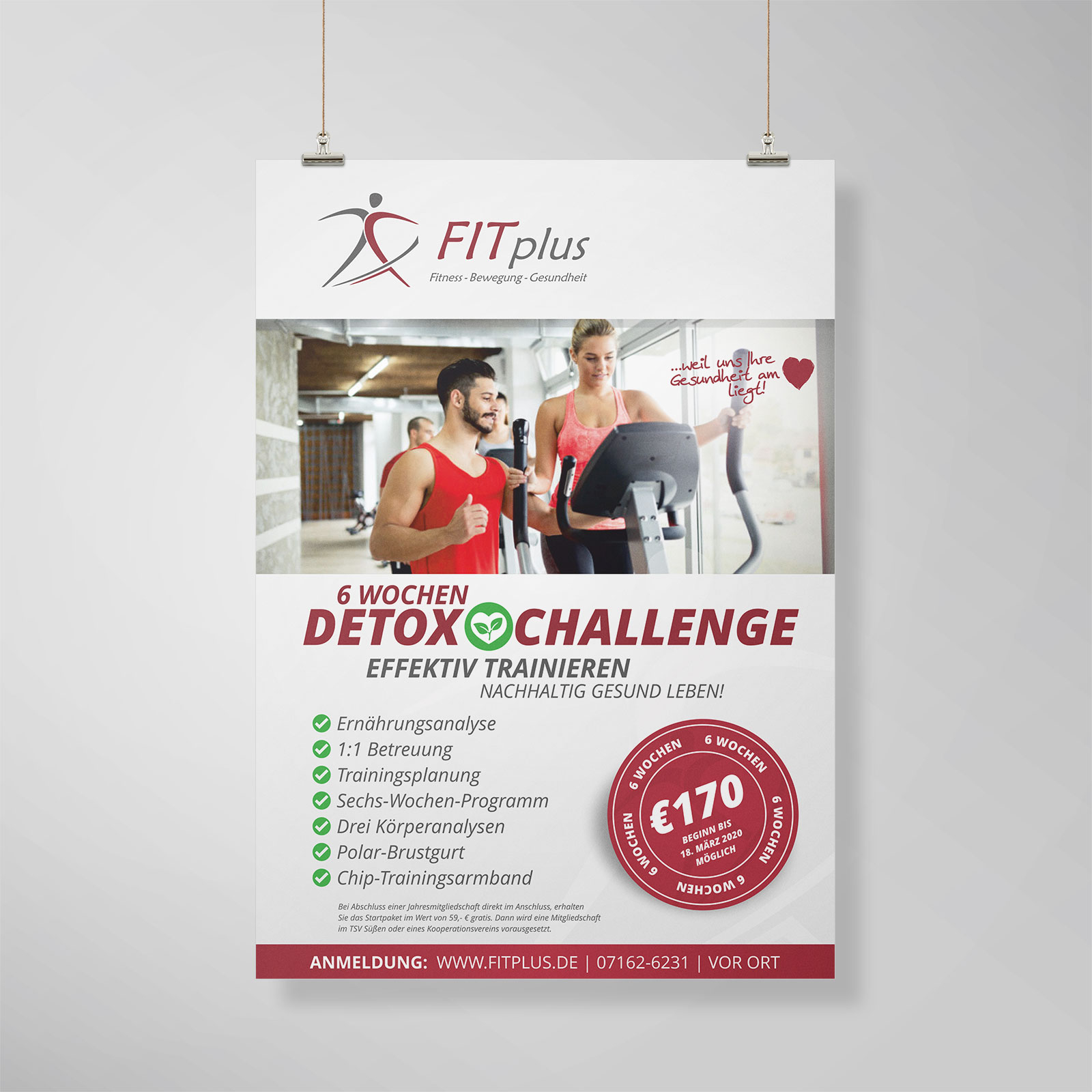 FITplus Detoxwochen Plakate