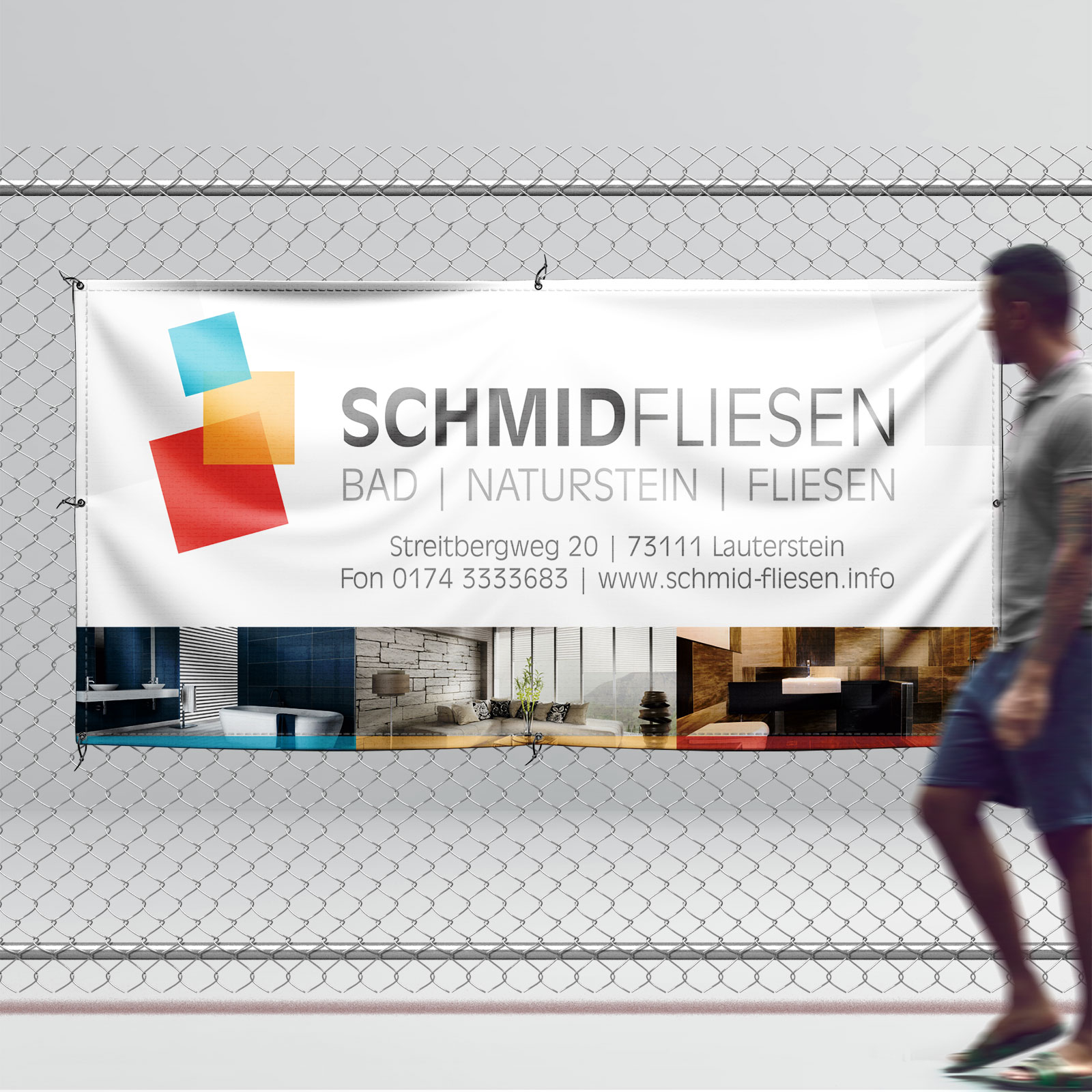 Schmid Fliesen Banner